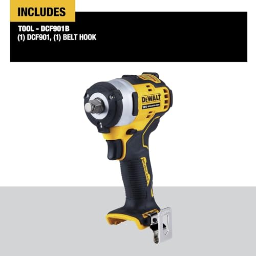 DEWALT DCF901B XTREME 12V MAX* Brushless 1/2 in. Cordless Impact Wrench (Tool Only)