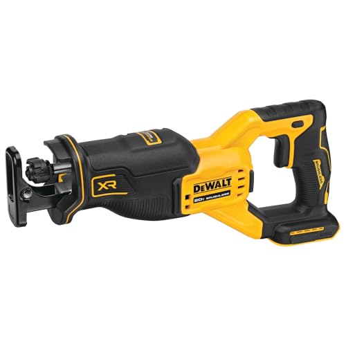 DEWALT 20V MAX XR Reciprocating Saw, Cordless, 2-Finger Variable Trigger, Keyless Blade Clamp, Bare Tool Only (DCS382B)