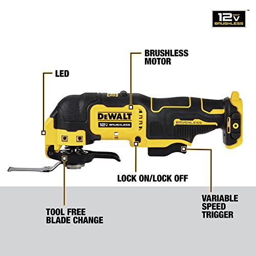 DEWALT 12V MAX Brushless Cordless Oscillating Tool