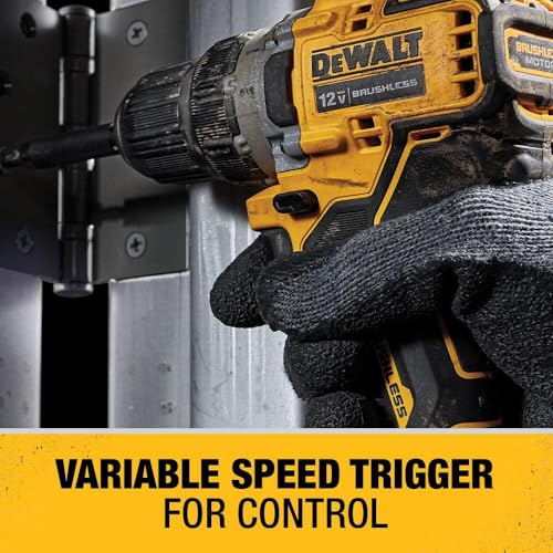 DEWALT XTREME 12V MAX* Cordless Drill/Driver Kit, 3/8-Inch (DCD701F2)